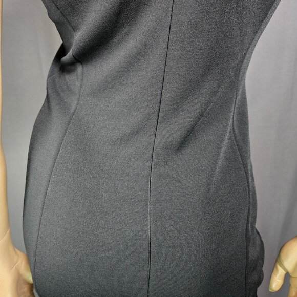 Vintage 90s Escada Margaretha Ley Black Mini Dress Embroidered Elephants Size 36 - Picture 10 of 10